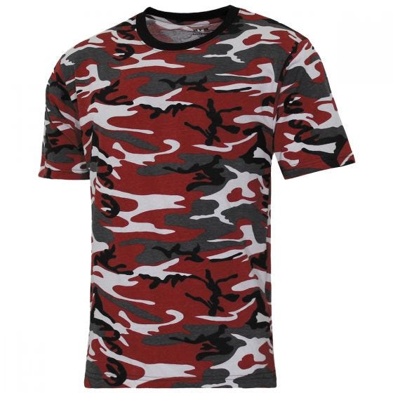 MFH US Streetstyle T-Shirt Red Camo