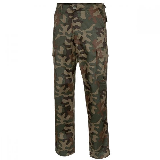 MFH US BDU Combat Trousers Polish Woodland