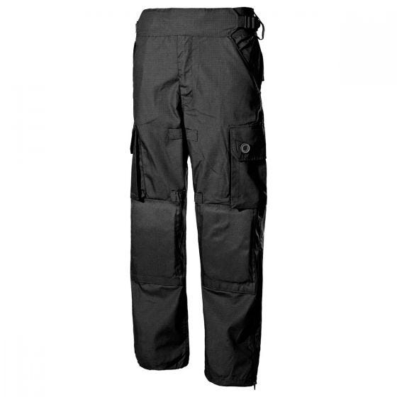 MFH Commando Trousers Smock Ripstop Black