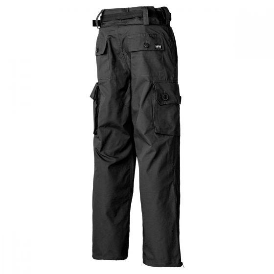 MFH Commando Trousers Smock Ripstop Black