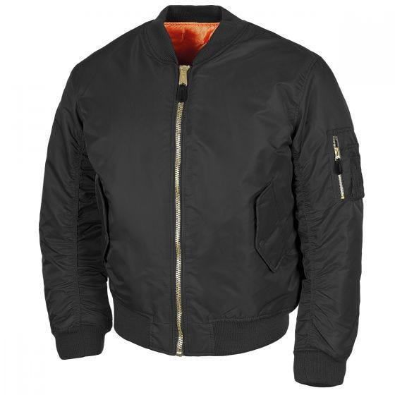 MFH US MA1 Flight Jacket Black