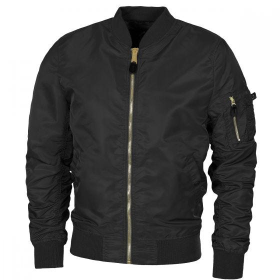 MFH US Airforce MA1 Jacket Black