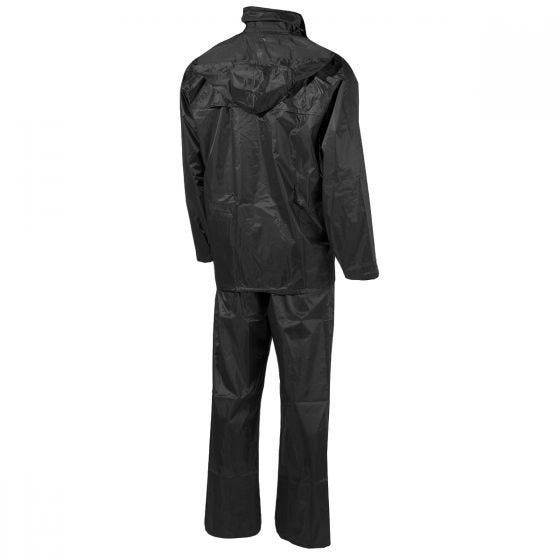 MFH 2-Piece Rain Suit Black