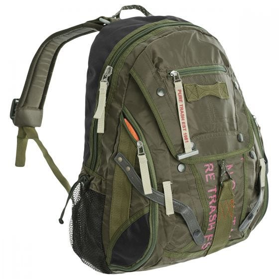 Pure Trash Large Backpack Olive