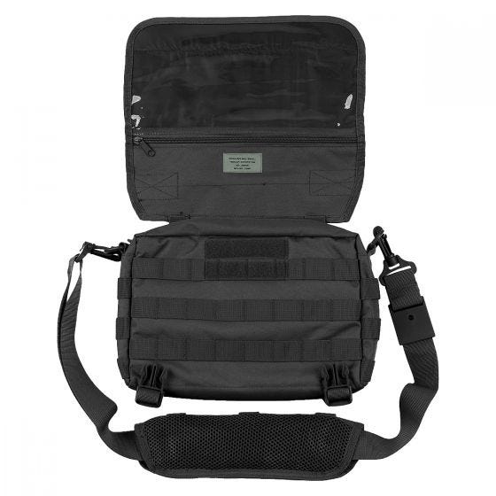 MFH MOLLE Shoulder Bag Padded Straps Black
