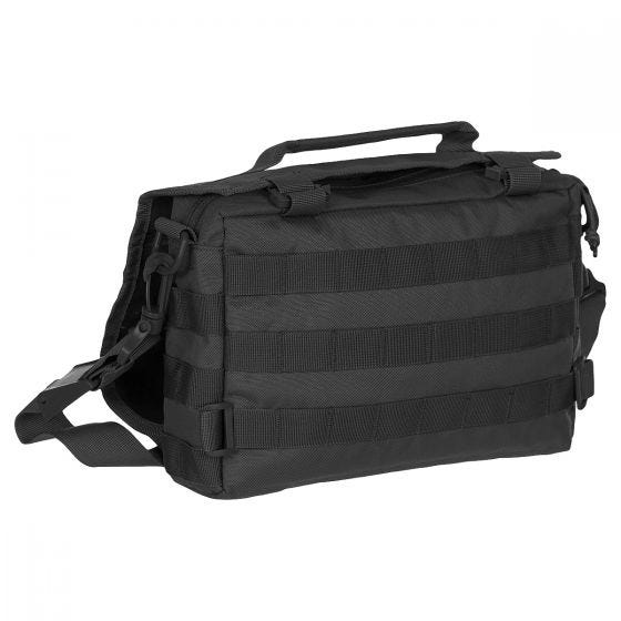 MFH MOLLE Shoulder Bag Padded Straps Black