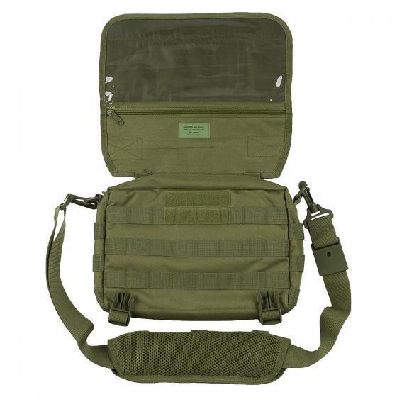 MFH MOLLE Shoulder Bag Padded Straps Olive