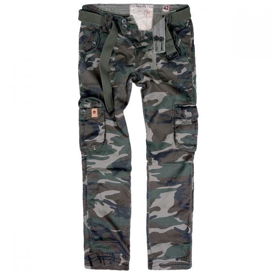 Surplus Ladies Premium Trousers Slimmy Woodland Camo