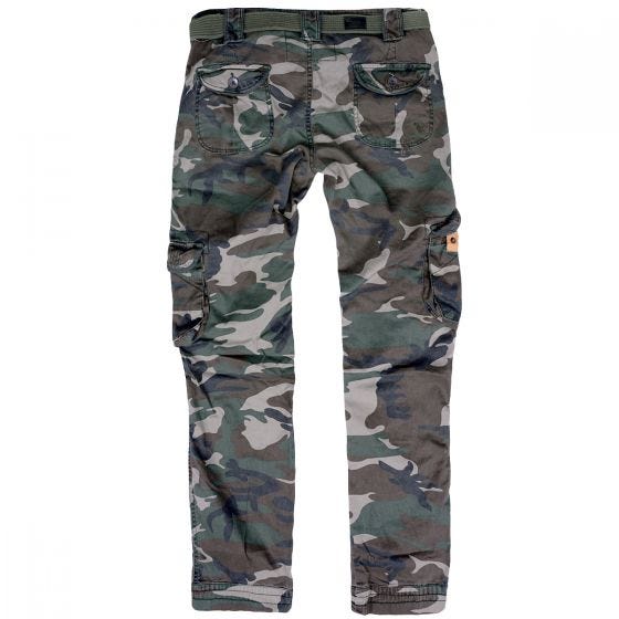 Surplus Ladies Premium Trousers Slimmy Woodland Camo