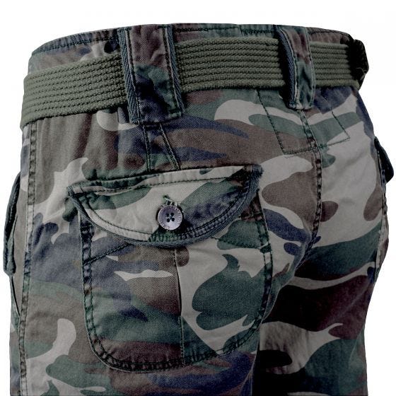 Surplus Ladies Premium Trousers Slimmy Woodland Camo