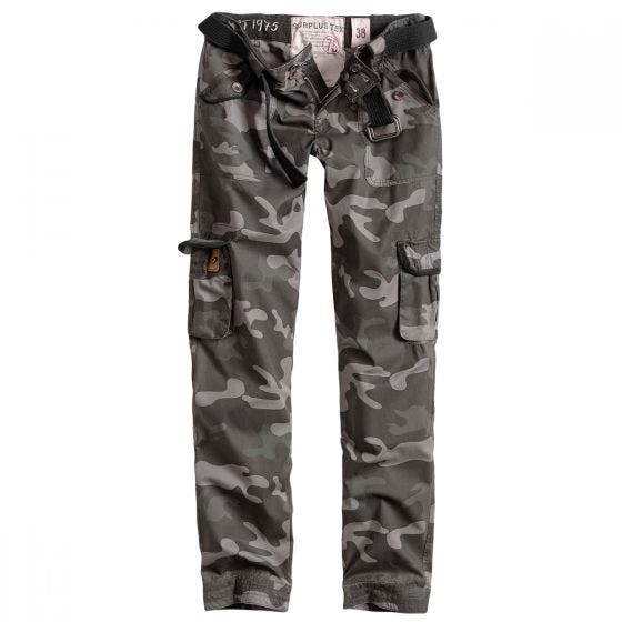 Surplus Ladies Premium Trousers Slimmy Black Camo