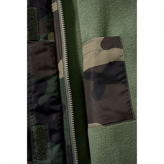 Brandit Ladies Windbreaker Front Zip Woodland