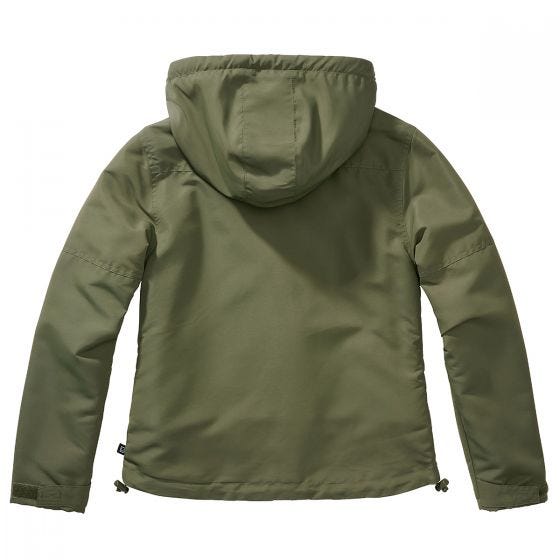 Brandit Ladies Windbreaker Front Zip Olive