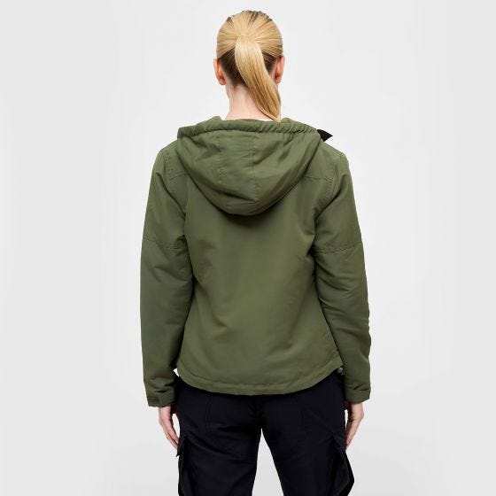 Brandit Ladies Windbreaker Front Zip Olive