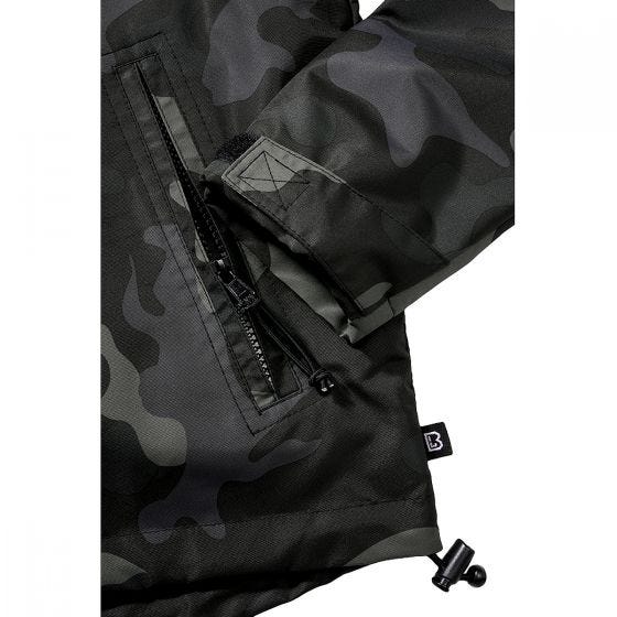 Brandit Ladies Windbreaker Front Zip Dark Camo