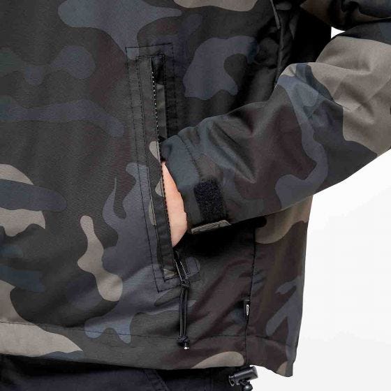 Brandit Ladies Windbreaker Front Zip Dark Camo