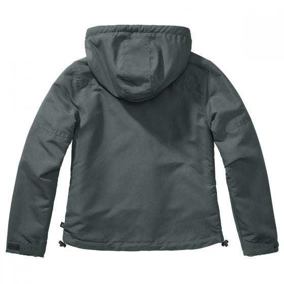 Brandit Ladies Windbreaker Front Zip Anthracite