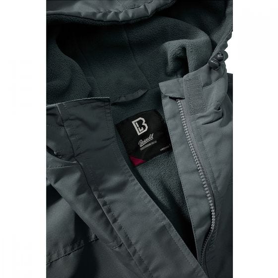 Brandit Ladies Windbreaker Front Zip Anthracite