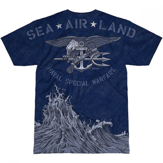 7.62 Design USN Seals Naval Special Warfare T-Shirt Navy Blue