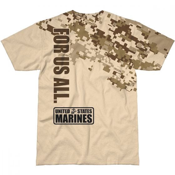 7.62 Design USMC For Our Nation T-Shirt Sand
