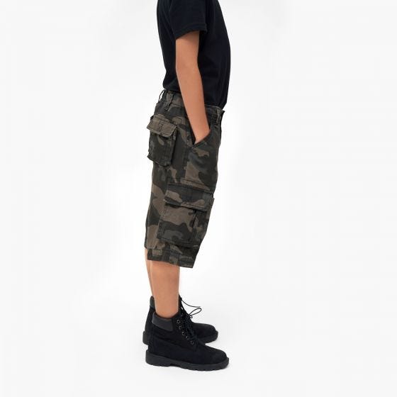 Brandit Kids Urban Legend Shorts Dark Camo