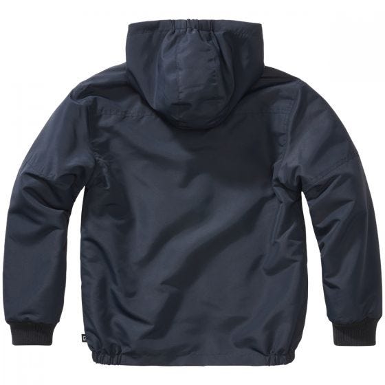 Brandit Kids Windbreaker Front Zip Navy