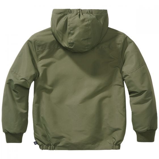 Brandit Kids Windbreaker Front Zip Olive