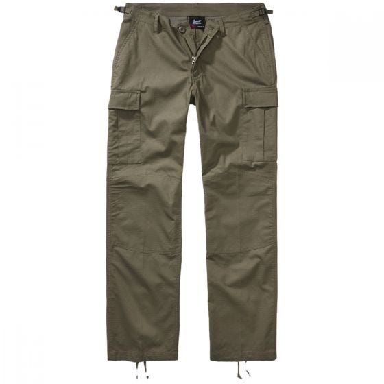 Brandit Ladies BDU Ripstop Trousers Olive