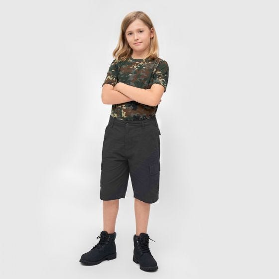 Brandit Kids BDU Shorts Black