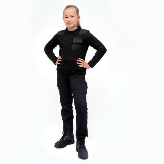 Brandit Kids BW Pullover Black