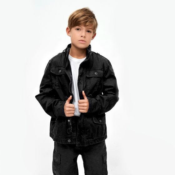 Brandit Kids Britannia Jacket Black