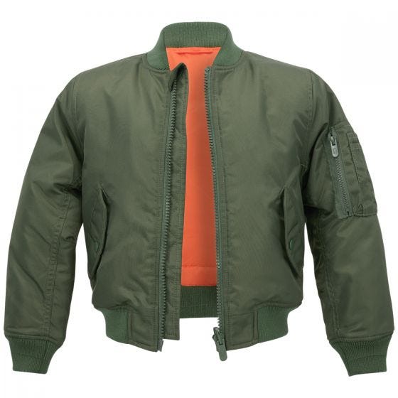 Brandit Kids MA1 Jacket Olive