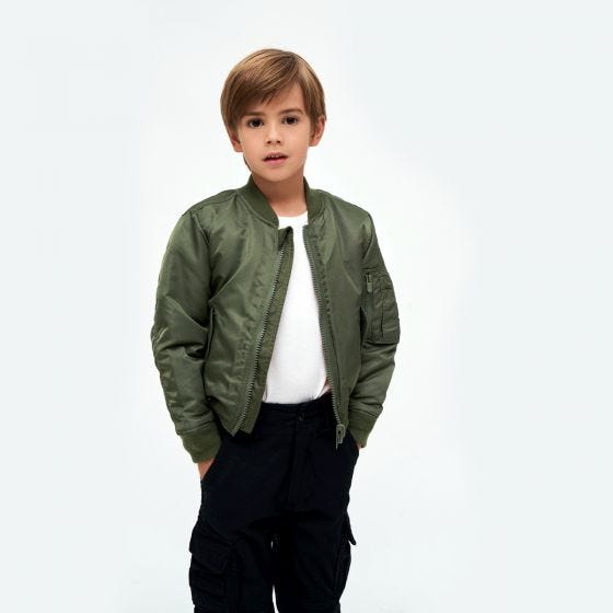 Brandit Kids MA1 Jacket Olive