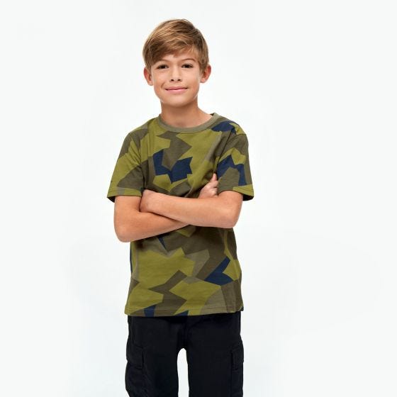 Brandit Kids T-Shirt Swedish M90 Camo