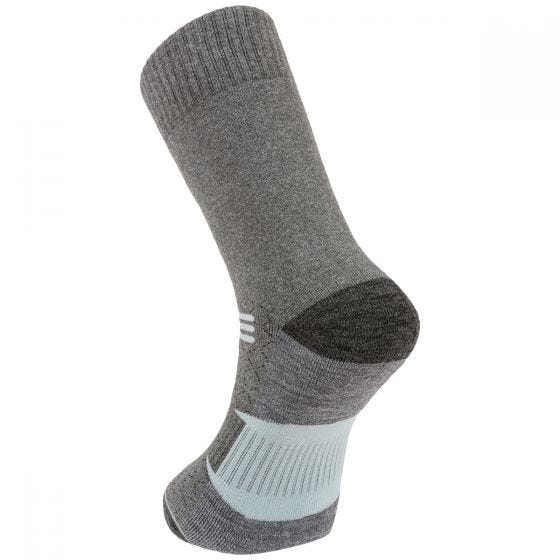 Highlander Trek Combed Cotton Sock Grey