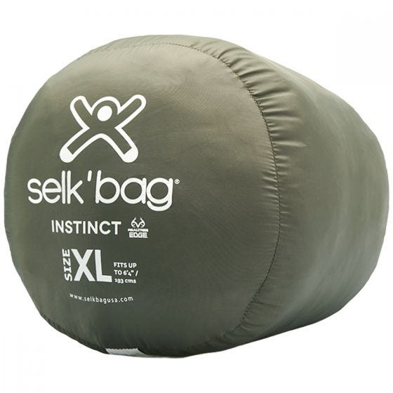 Selk'bag Instinct Sleeping Bag Suit Realtree EDGE