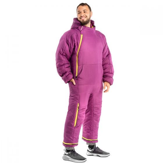 Selk'bag Original 6G Sleeping Bag Suit Purple Evening