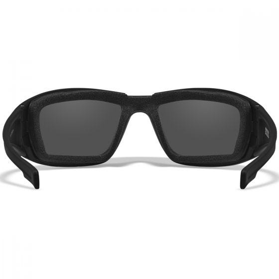 Wiley X WX Boss Glasses - Silver Flash Lens / Matte Black Frame