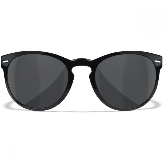 Wiley X WX Covert Glasses - Grey Lenses / Gloss Black Frame