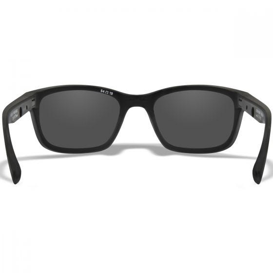 Wiley X WX Helix Glasses - Captivate Polarized Blue Mirror Lenses / Matte Black Frame