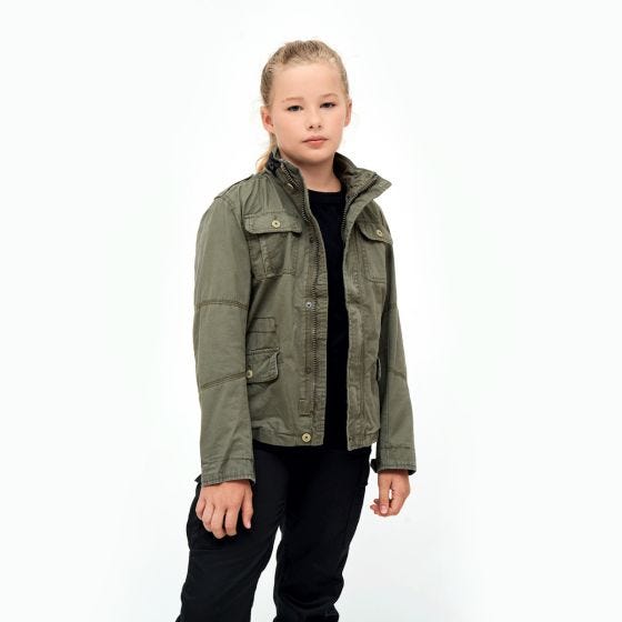 Brandit Kids Britannia Jacket Olive