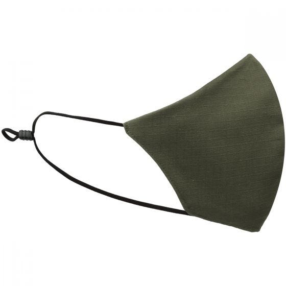 Mil-Tec Mouth/Nose Cover V-Shape Ripstop Olive