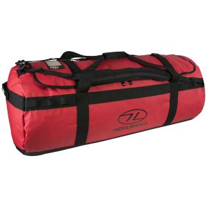 Highlander Lomond Tarpaulin 120L Duffle Bag Red