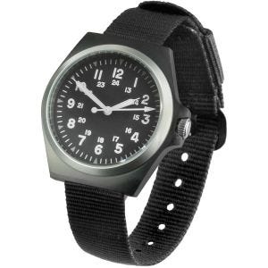 Mil-Tec US Style Army Watch Stainless Steel Black
