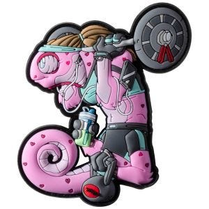 Patchlab Chameleon Fit Girl Patch Pink