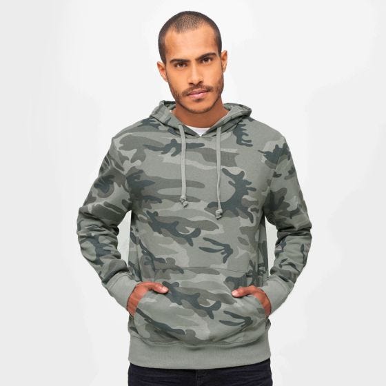 Brandit Sweathoody Grey Camo