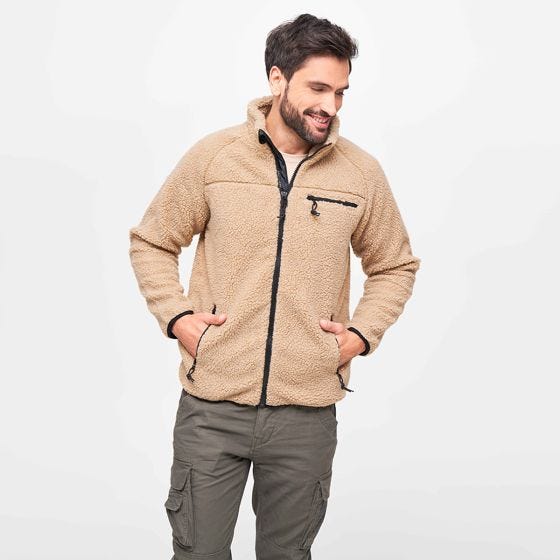 Brandit Teddyfleece Jacket Camel