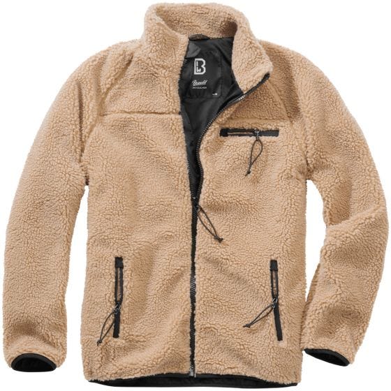 Brandit Teddyfleece Jacket Camel