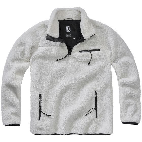 Brandit Teddyfleece Troyer White