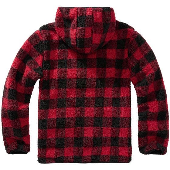 Brandit Teddyfleece Worker Pullover Red/Black